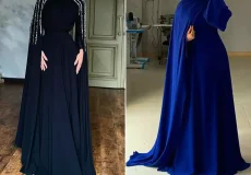 پیراهن مجلسی پوشیده شیک