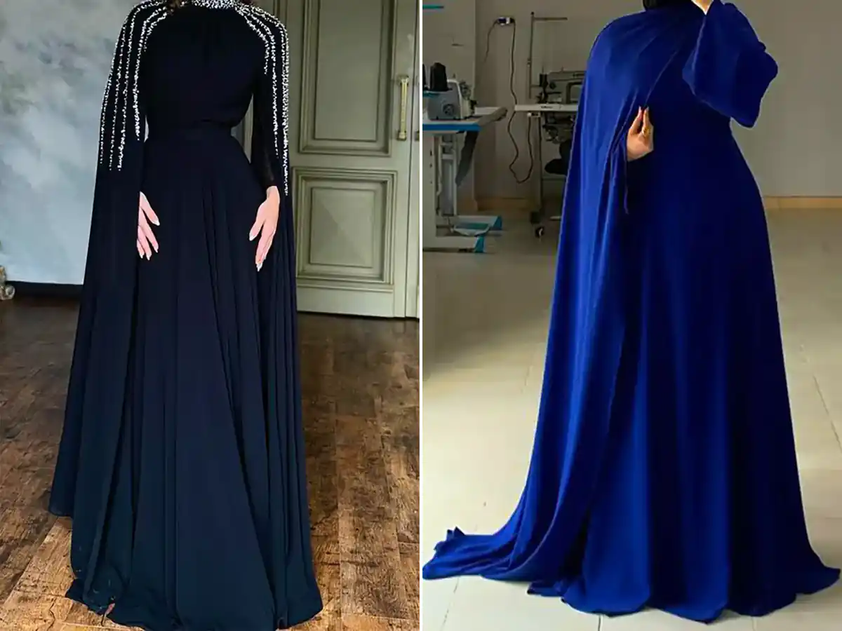 پیراهن مجلسی پوشیده شیک