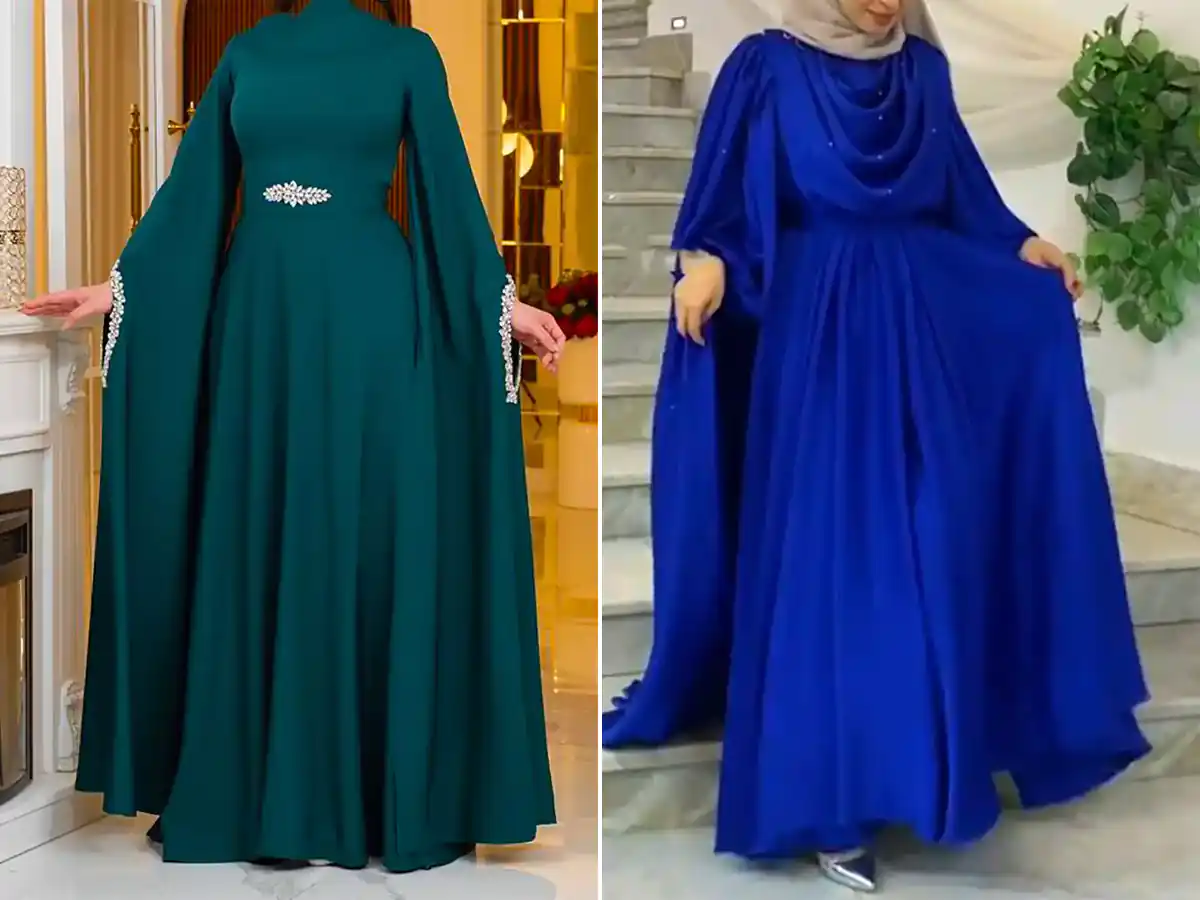 پیراهن پوشیده مجلسی خانومانه