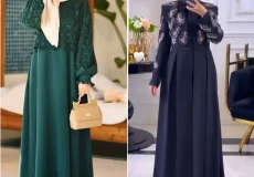 پیراهن ساده و بلند زنانه