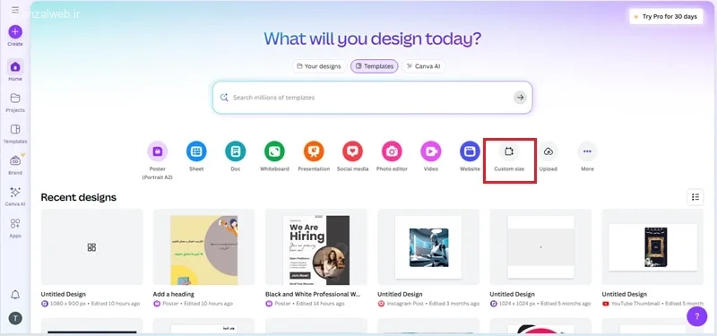 طراحی پوستر با Canva