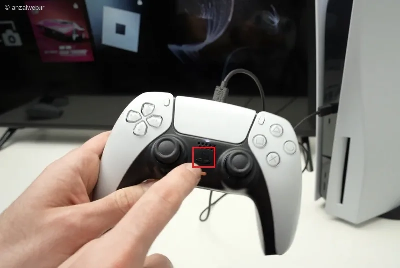 شارژ دسته ps5 با کابل