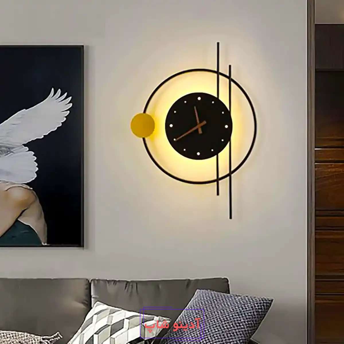 ساعت دیواری مینیمال فانتزی