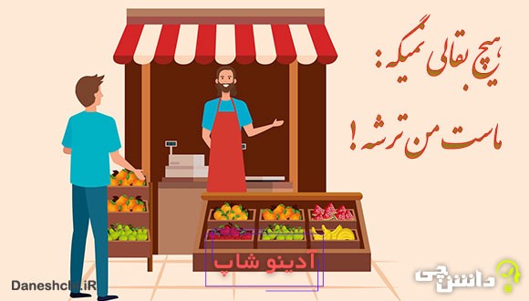 ضرب المثل هیچ بقالی نمیگه ماستم ترشه