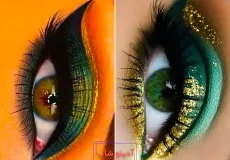 سایه چشم سبز زیبا
