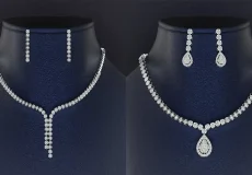 سرویس طلا درخشان و زیبا + شیک ترین ست سرویس طلا و جواهر انتخابی لوکس برای خانم های باکلاس