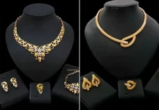 سرویس طلا زنانه زیبا و جذاب