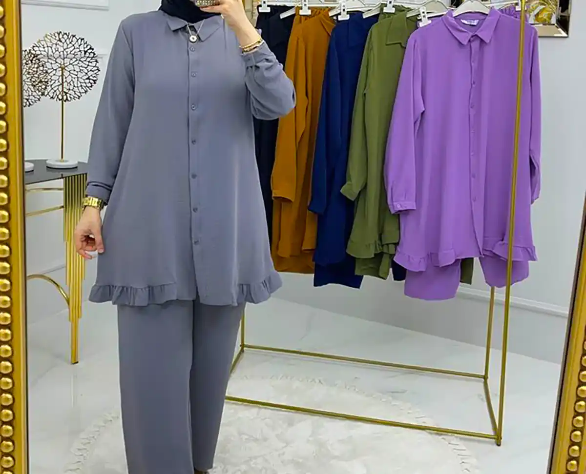 ست خونگی شومیز شلوار زنانه