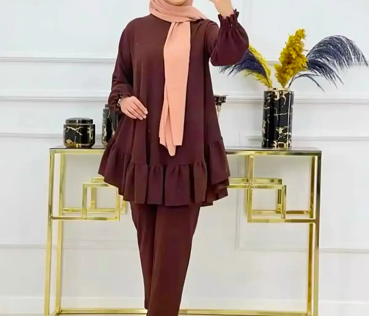 ست خونگی شومیز شلوار زنانه
