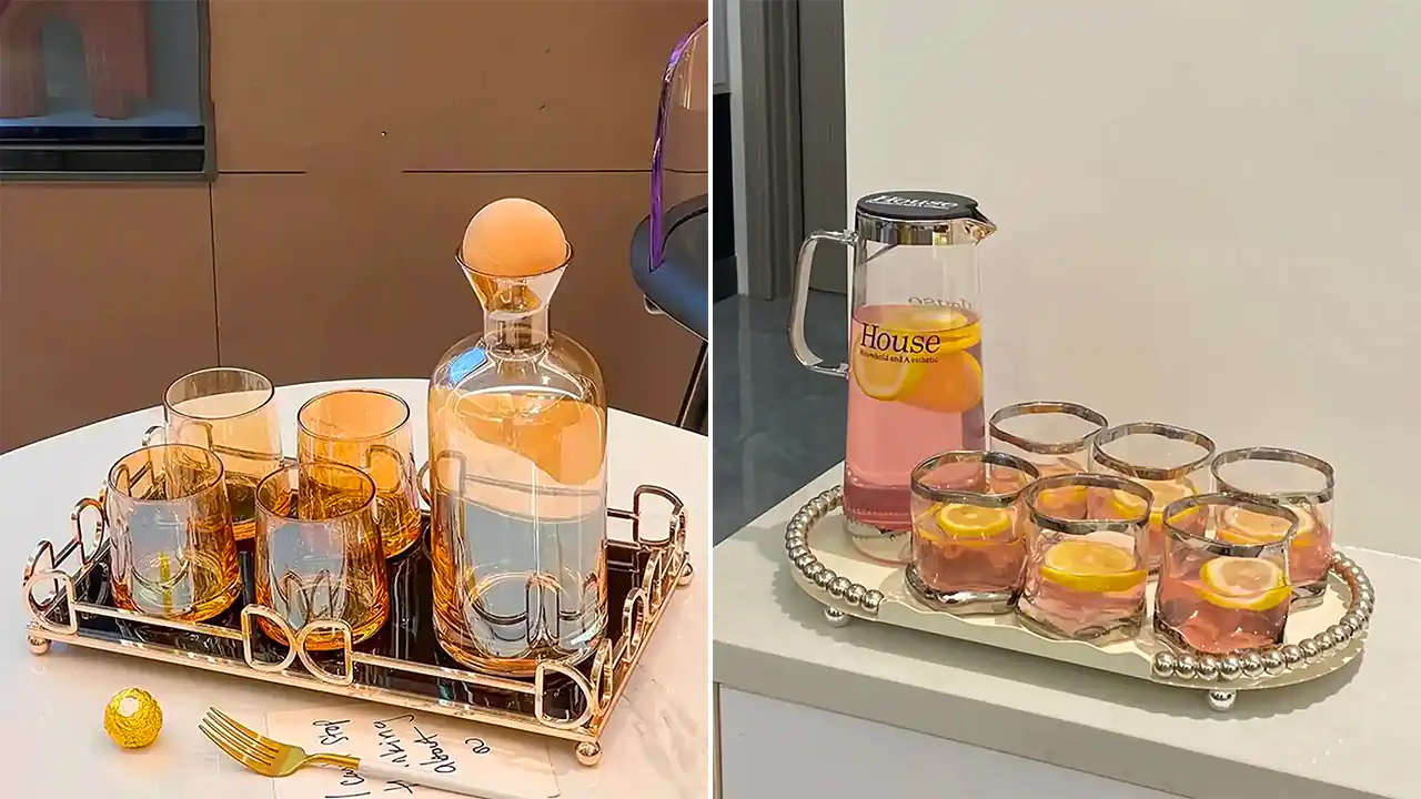ست پارچ لیوان شربت خوری