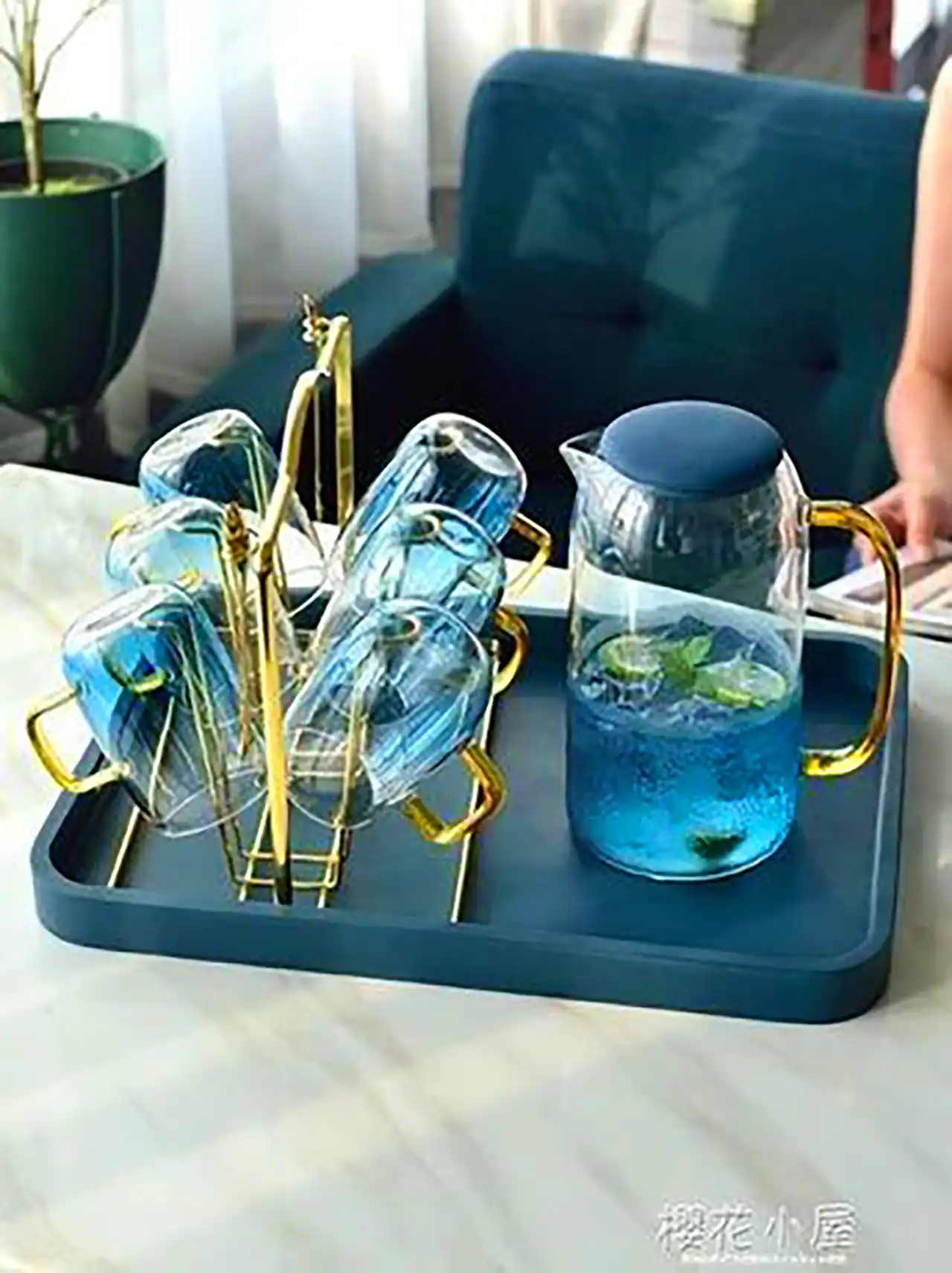 ست پارچ لیوان شربت خوری