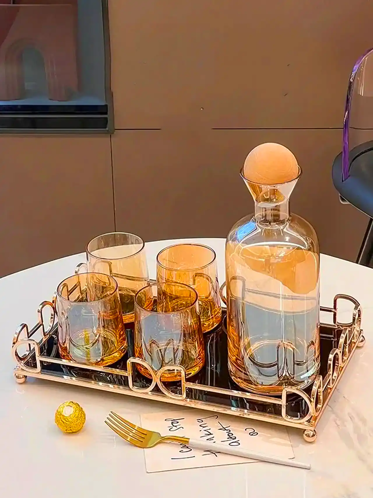 ست پارچ لیوان شربت خوری