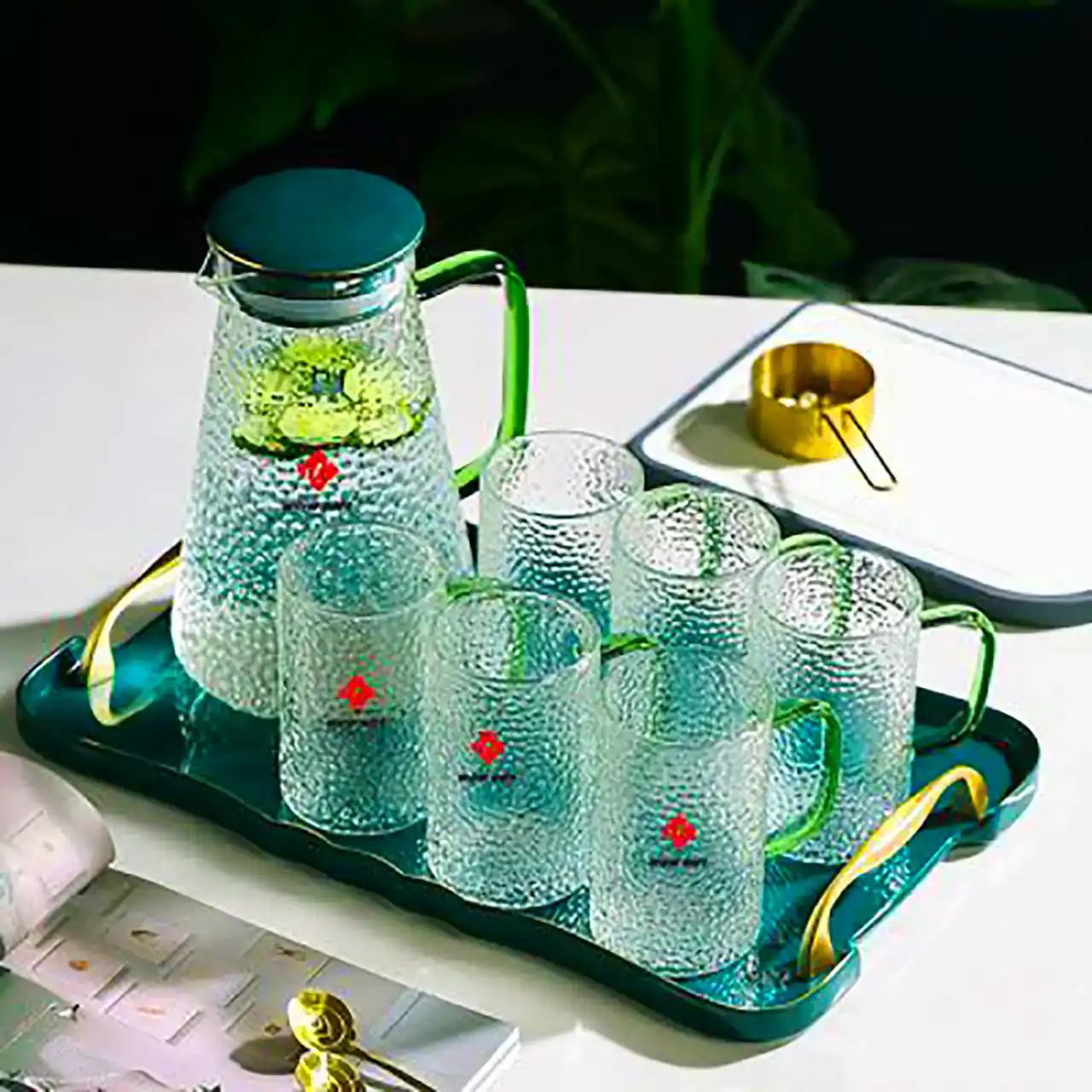 ست پارچ لیوان شربت خوری