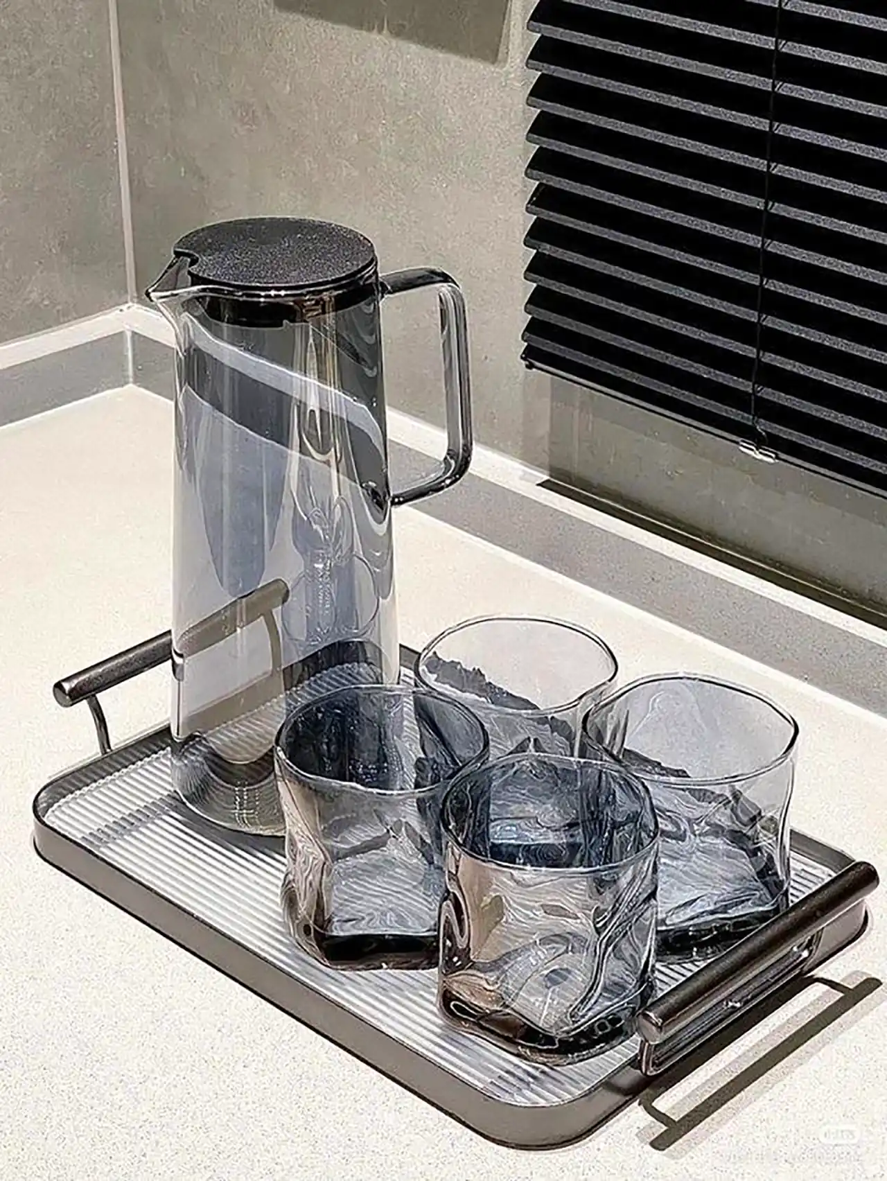 ست پارچ لیوان شربت خوری