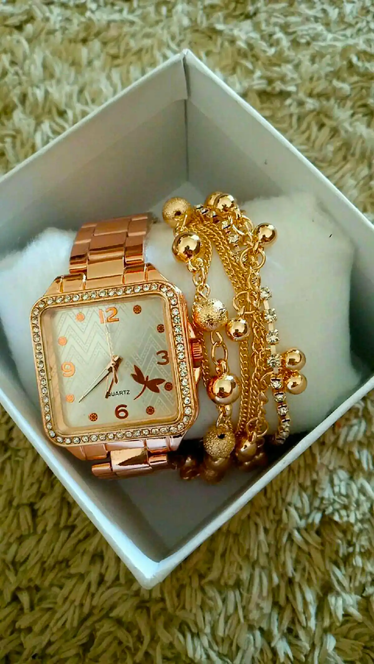 ست ساعت دستبند لوکس زنانه