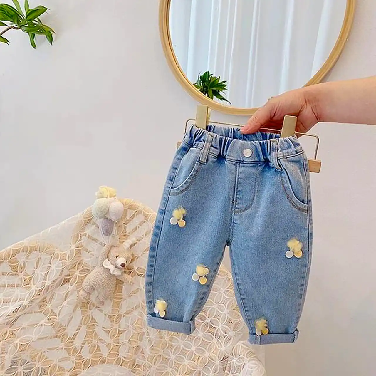 شلوار لی بچه گانه جذاب