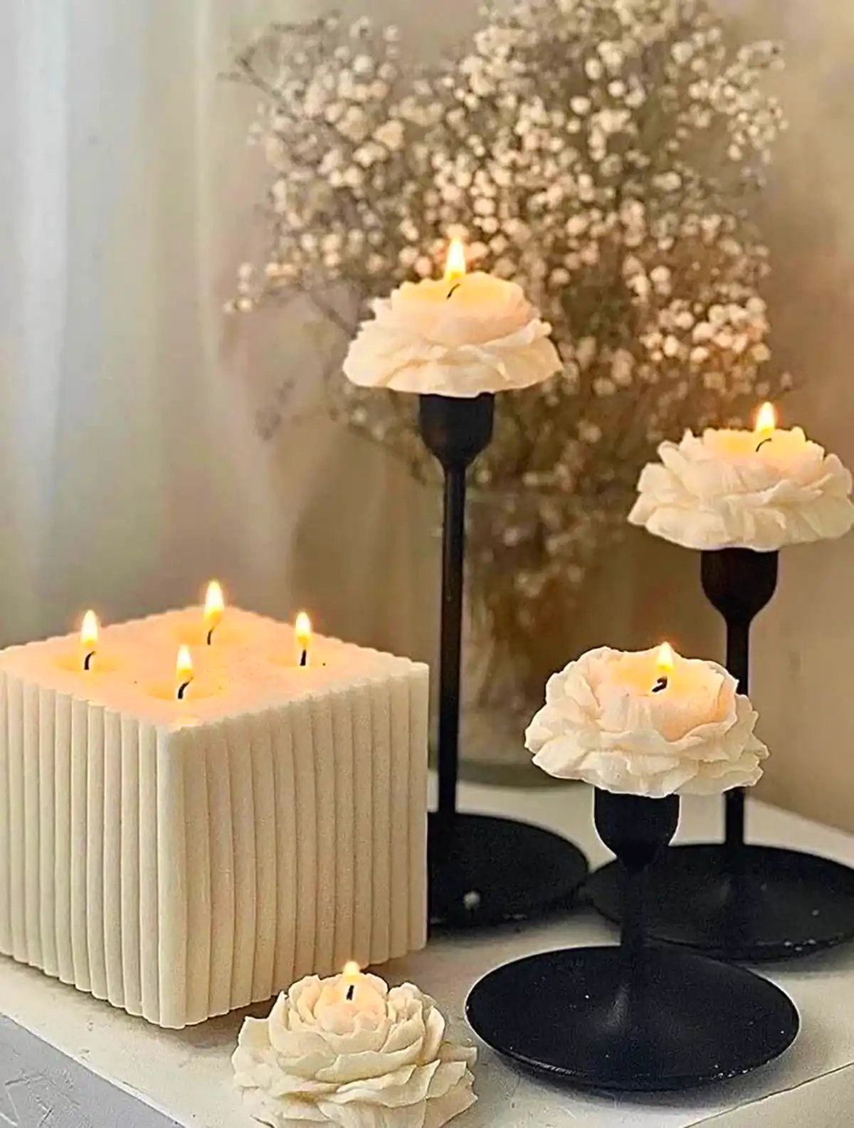 شمع تزئینی زیبا و جذاب