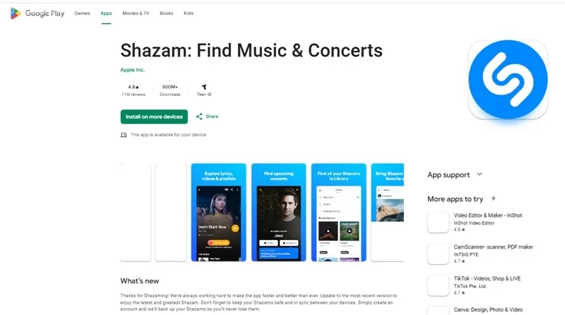 پیدا کردن اهنگ با صدا