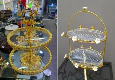 شیرینی خوری شیشه ای شیک