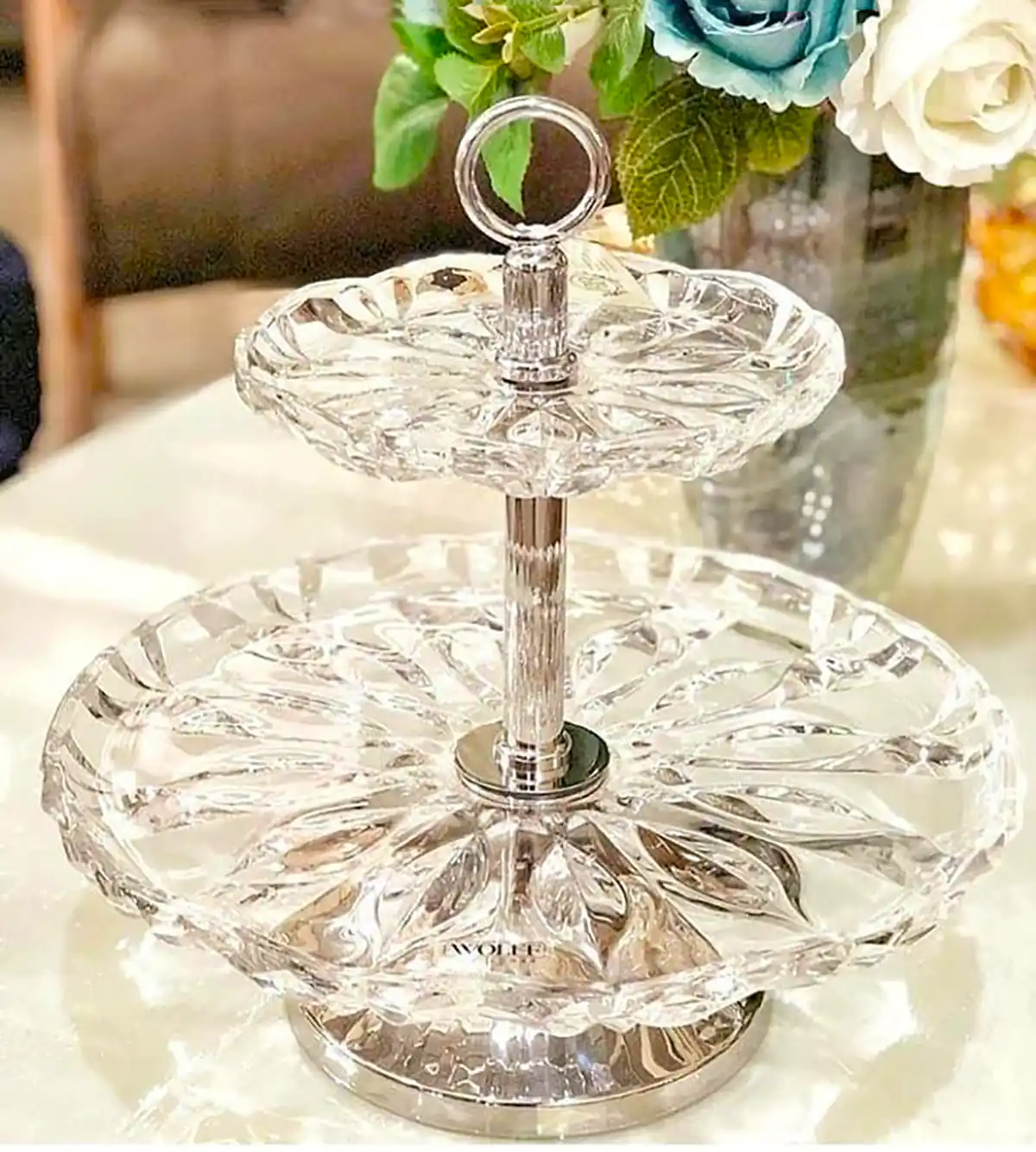شیرینی خوری شیشه ای شیک