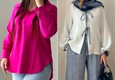 شومیز دکمه ای زنانه