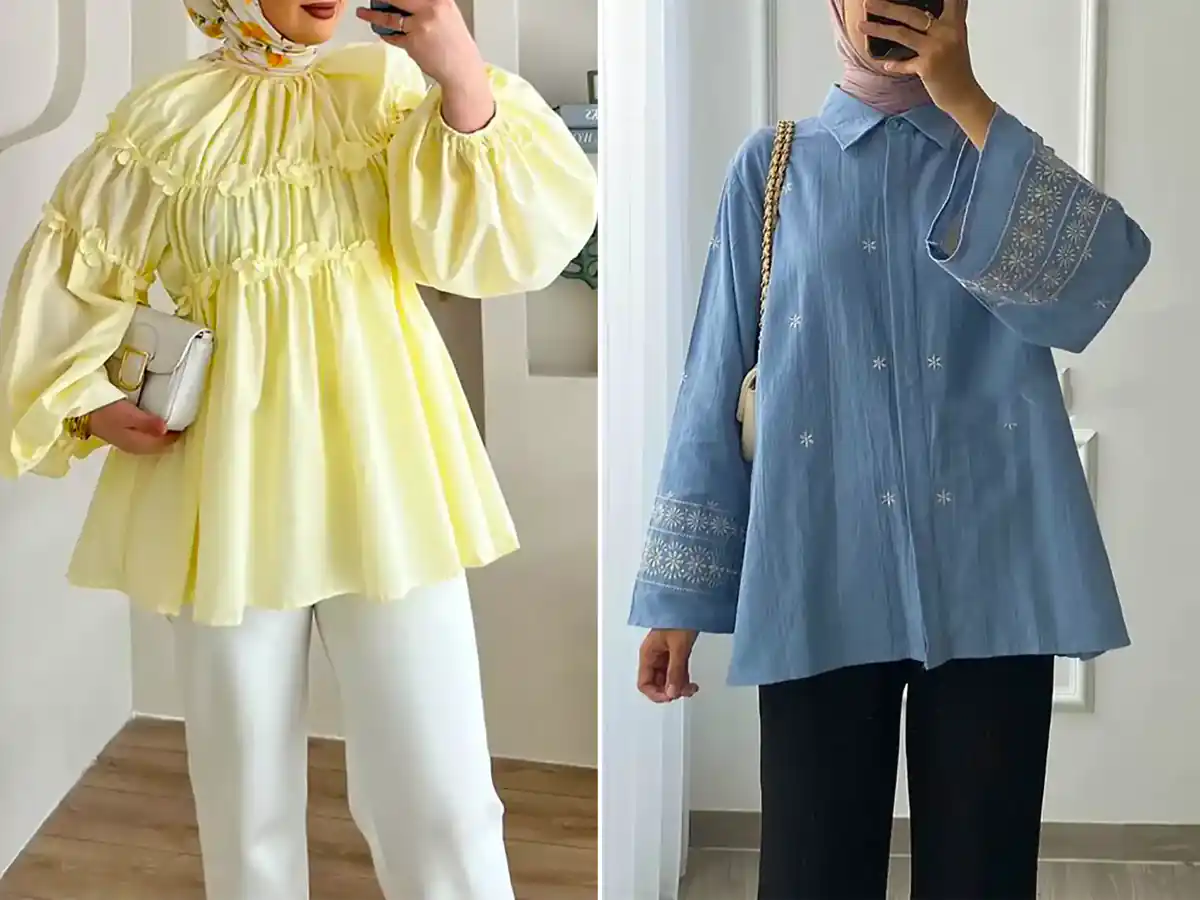 شومیز مانتو زیبا و جذاب