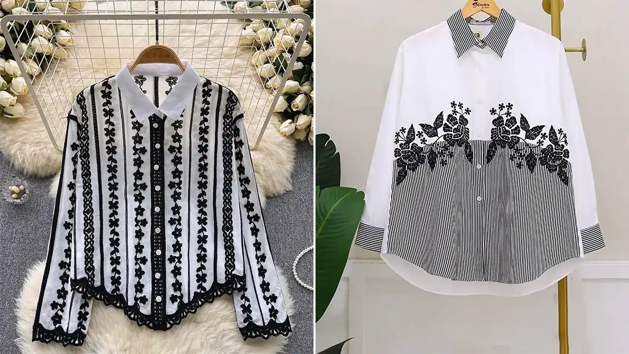شومیز مهمانی ساده و شیک