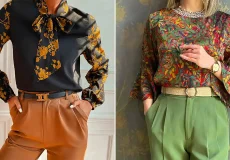 شومیز پوشیده شیک