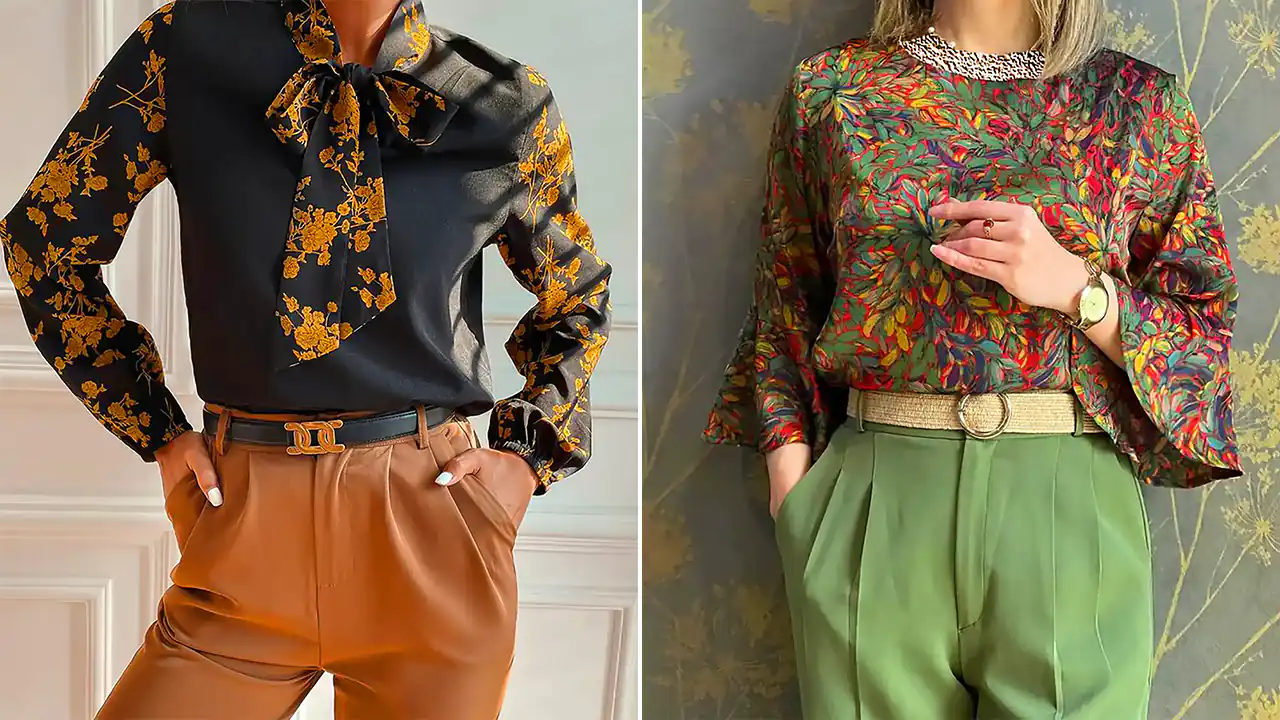 شومیز پوشیده شیک
