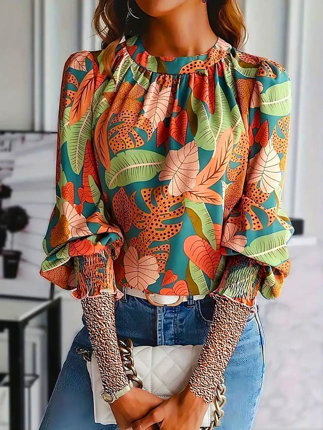 شومیز پوشیده شیک