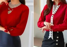 شومیز شیک قرمز