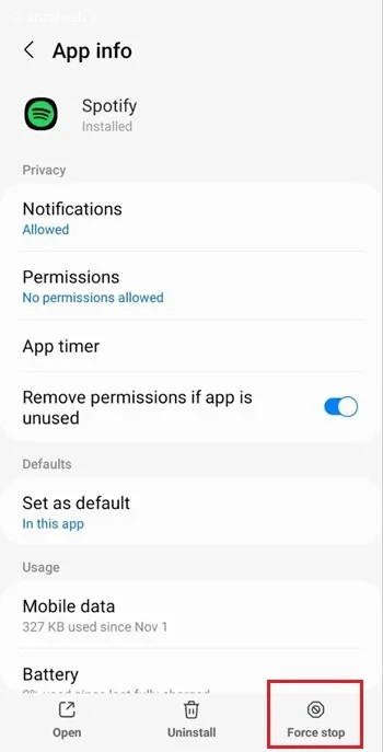 بستن اجباری اسپاتیفای برای رفع مشکل ساخت اکانت