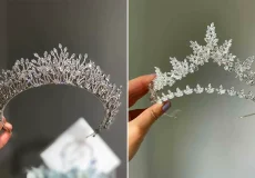 تاج جواهری عروس