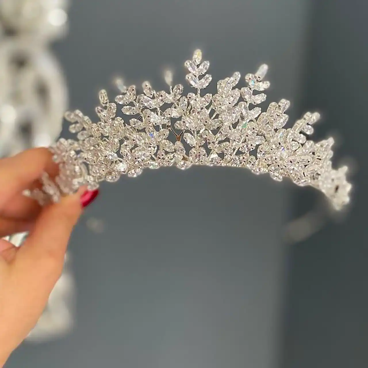 تاج جواهری عروس