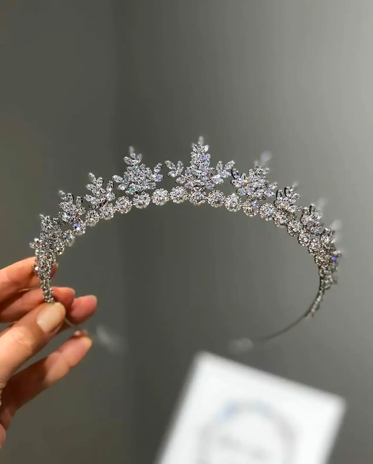 تاج جواهری عروس