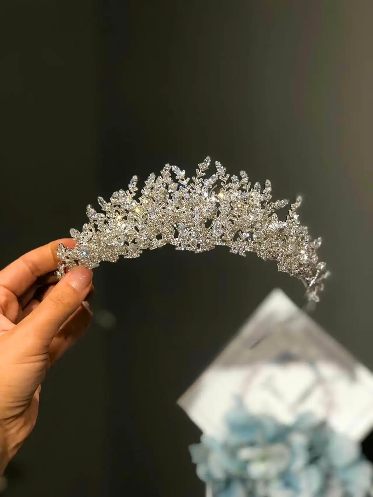 تاج جواهری عروس
