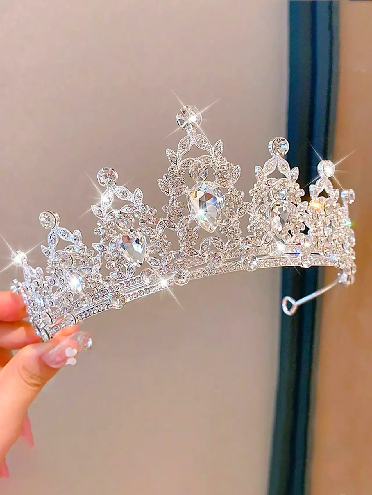 تاج جواهری عروس