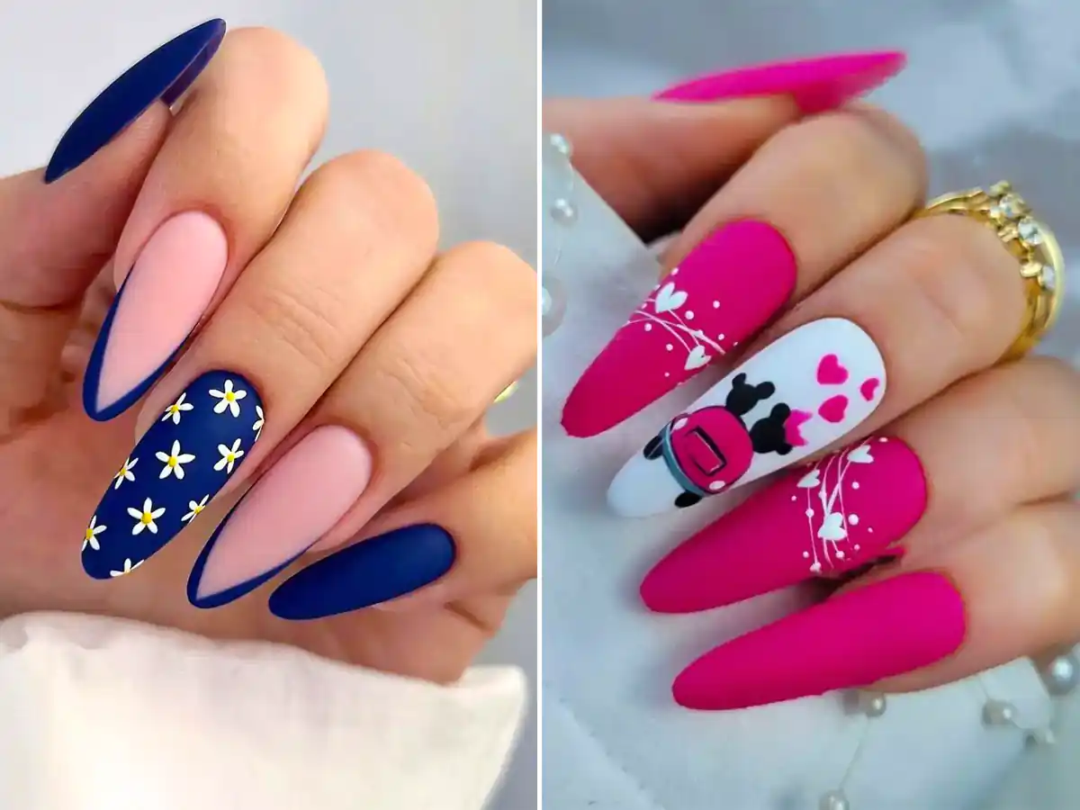 طراحی ناخن باکلاس و بینظیر