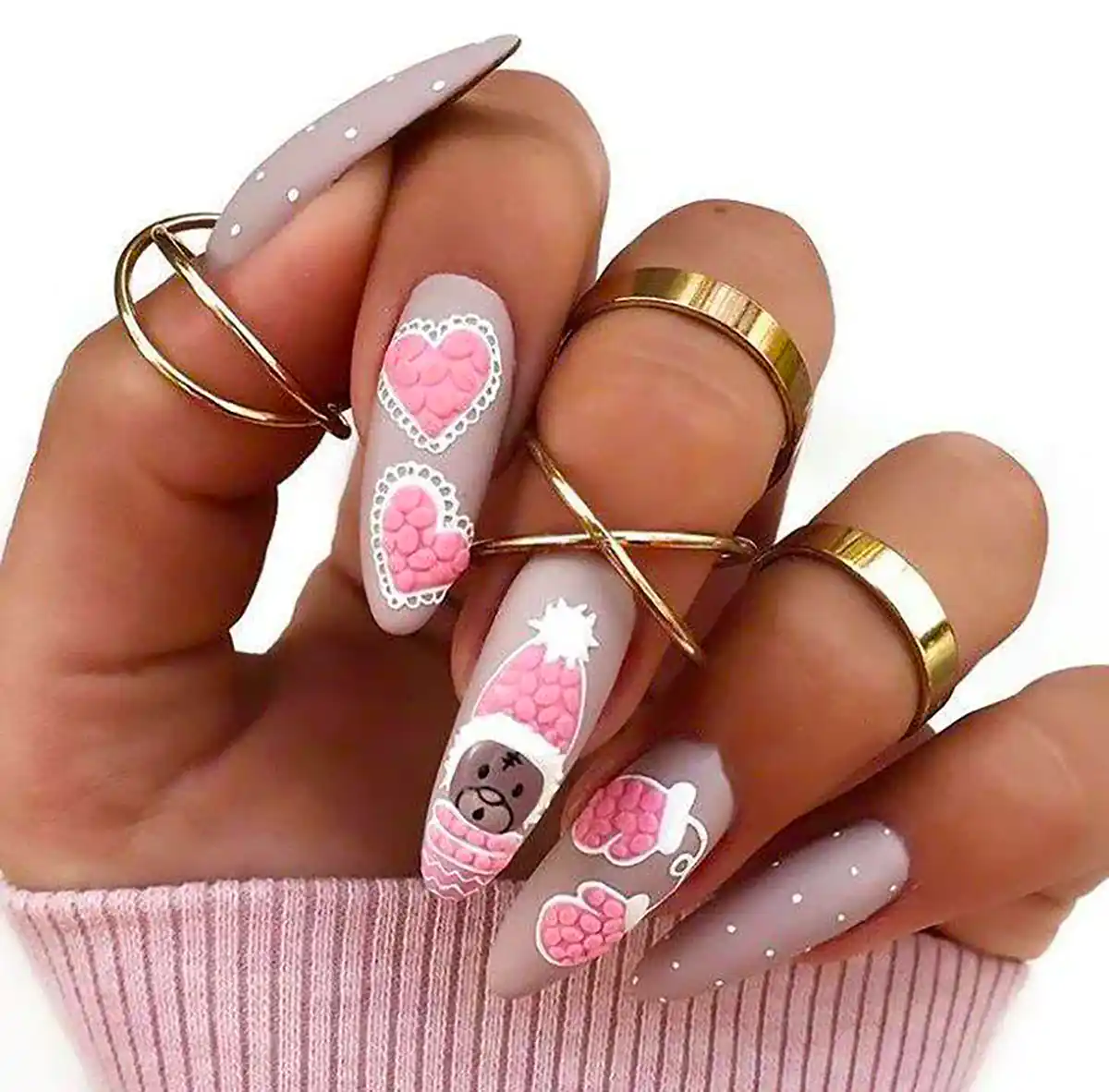 طراحی ناخن باکلاس و بینظیر