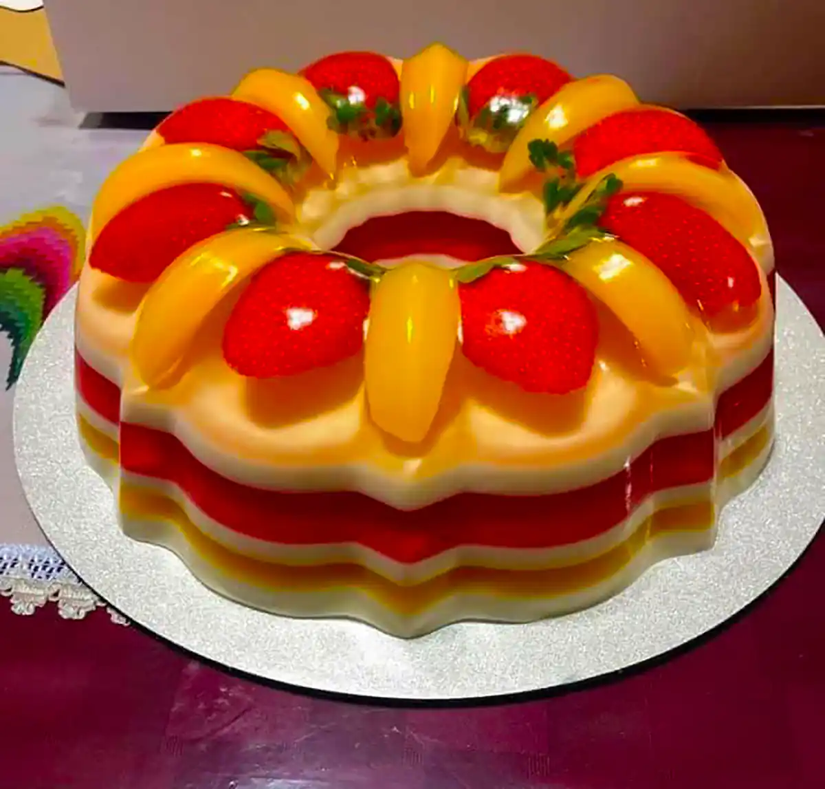تزئین ژله مجلسی زیبا