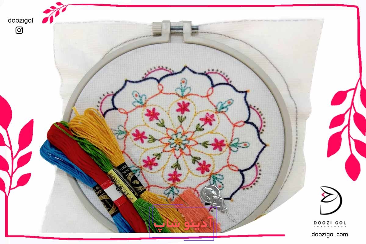 آموزش کار با کارگاه گلدوزی