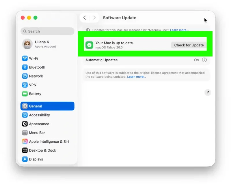 مراحل حل مشکل ایردراپ مک بوک
