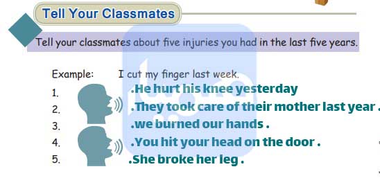 جواب صفحه ۱۰۳ انگلیسی نهم