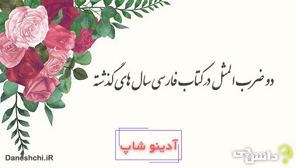 دو ضرب المثل در کتاب فارسی