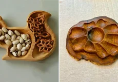 ظرف مزه چوبی مدرن