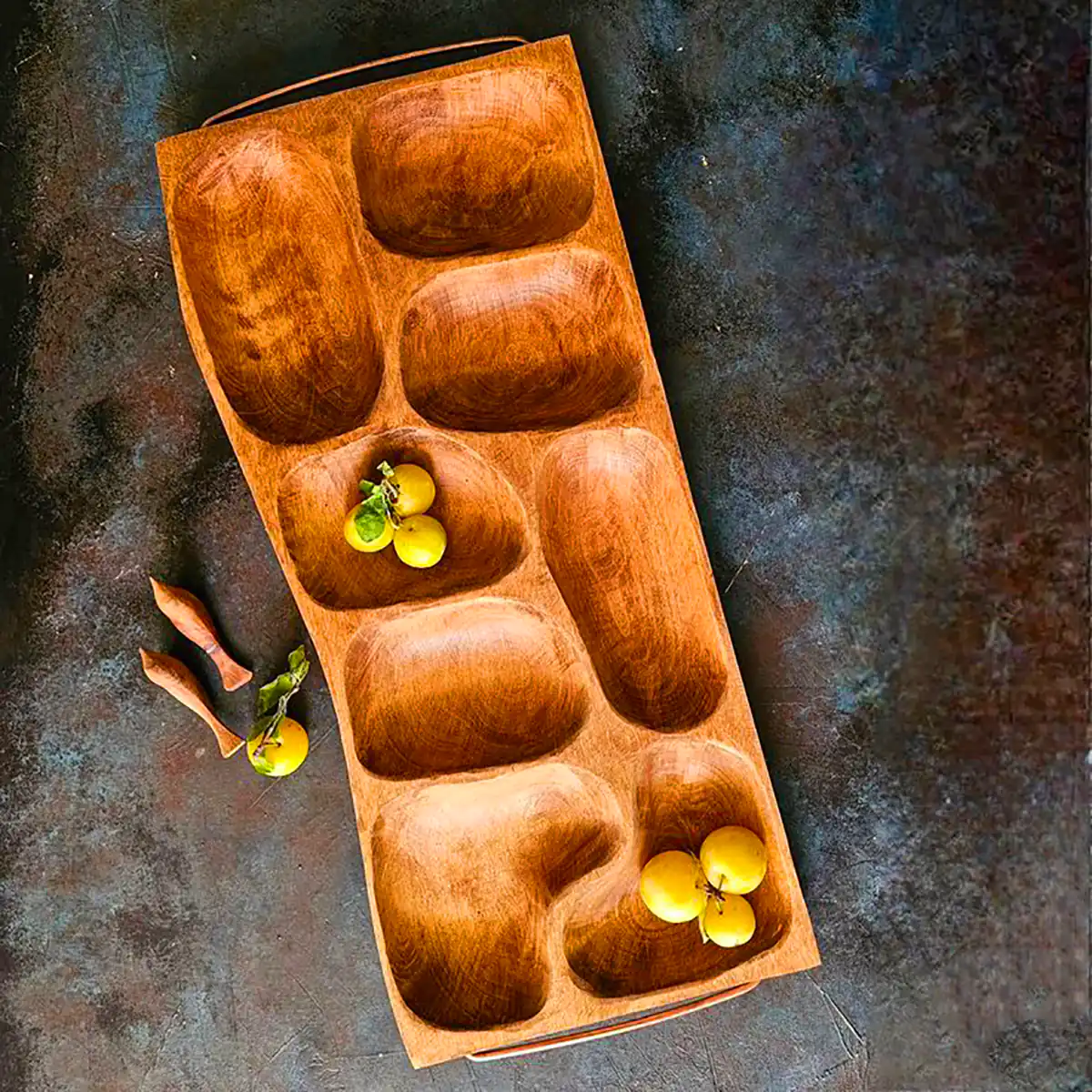 ظرف مزه چوبی مدرن