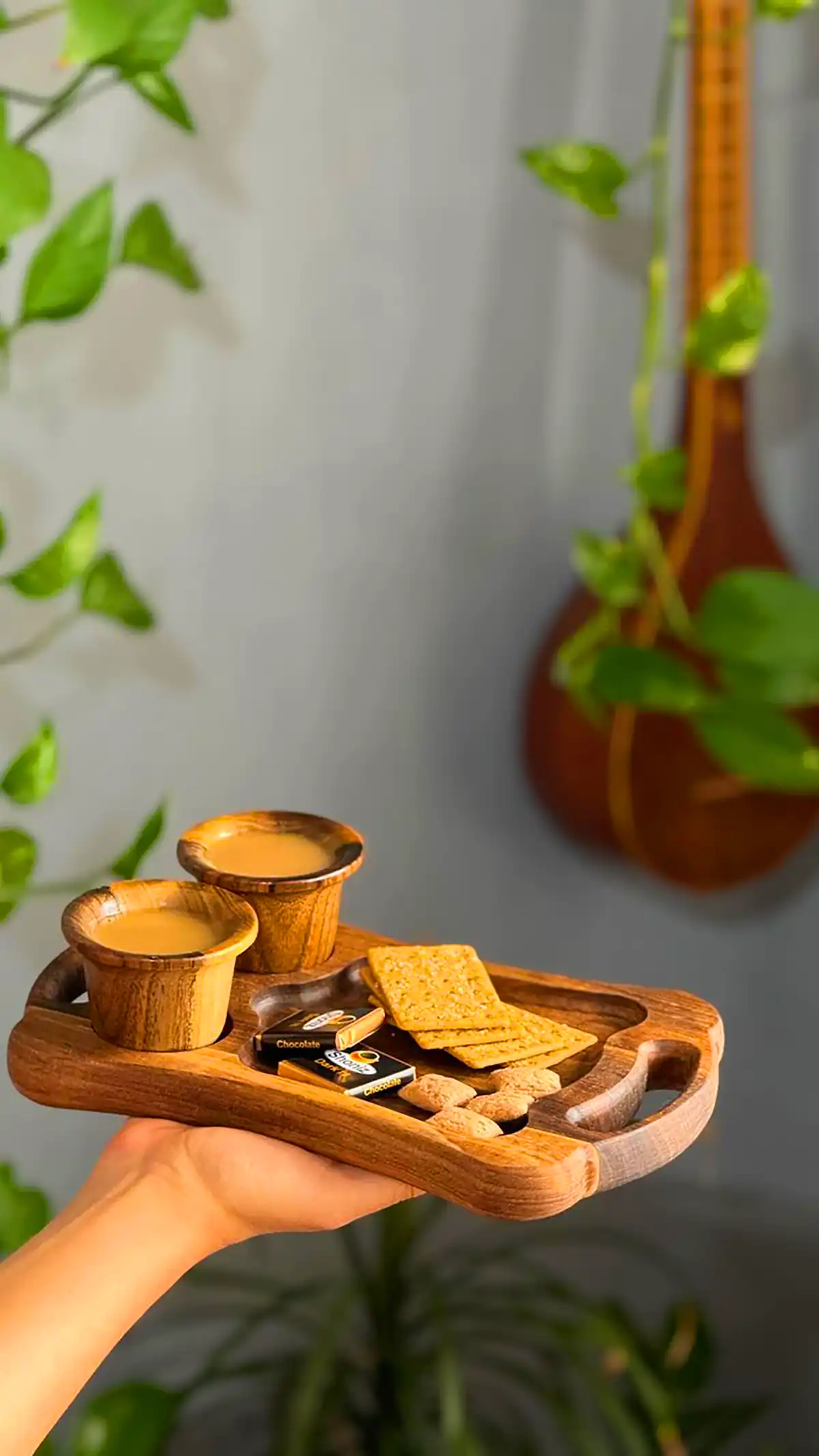 ظرف مزه چوبی مدرن