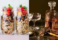 ظروف شیشه ای + زیباترین مدل های ظروف شیشه ای بسیار شیک و لاکچری