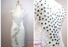 جواهردوزی روی لباس مجلسی