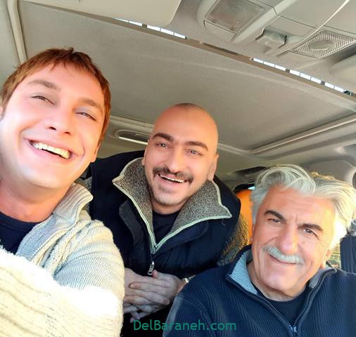 رضا کیانیان پشت صحنه سریال عروس تاریکی 